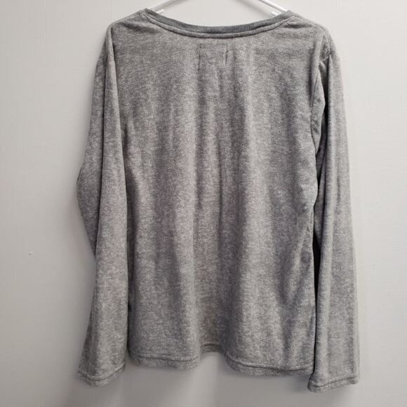 PJ Couture Cool Vibes Santa Christmas Holiday Pajamas Soft Fleece Top Size XL - Picture 2 of 6